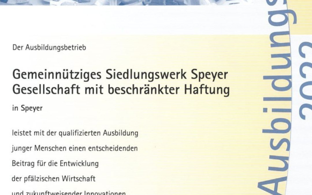 Ausbildungsbetrieb 2022