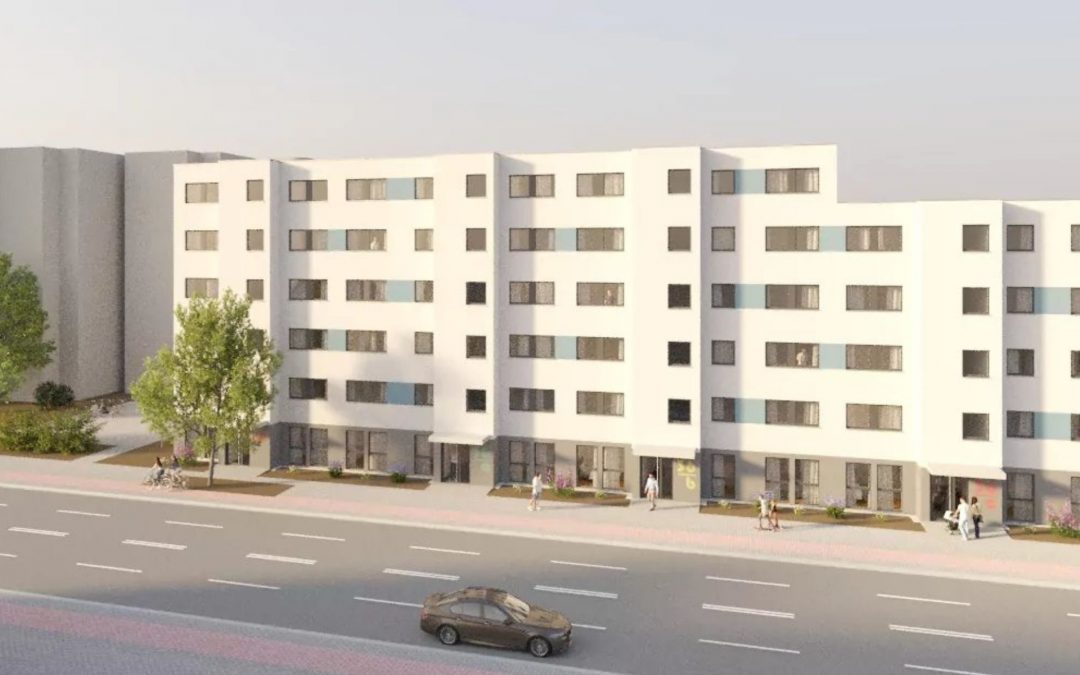 Vermietungsstart der Wohnungen im Neubau, Sternstraße, Ludwigshafen