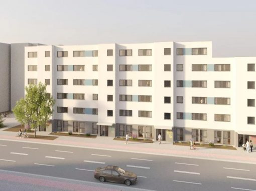 Vermietungsstart der Wohnungen im Neubau, Sternstraße, Ludwigshafen